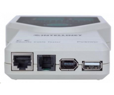 Intellinet Cable Tester, 5-in-1, RJ45, RJ11, USB, Firewire, BNC