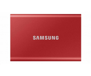 Samsung Externí SSD disk T7 - 500 GB - červený