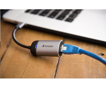 VERBATIM 49146 USB-C™ to Gigabit Ethernet Adapter Rj45 HUB