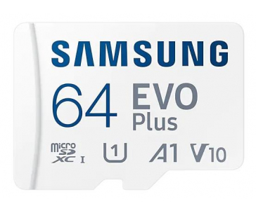 Samsung micro SDXC karta 64GB EVO Plus + SD adaptér