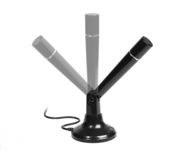 TRACER mikrofon Flex, 3.5 jack, 1.8m kabel, vícesměrový, černá