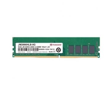 TRANSCEND DIMM DDR4 8GB 2666MHz 1Rx8 1Gx8 CL19 1.2V