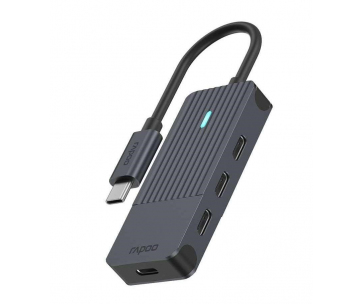 RAPOO rozbočovač UCH-4002, USB-C na USB-C
