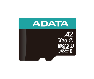 ADATA MicroSDXC karta 256GB Premier Pro UHS-I V30S (R:100/W:80 MB/s) + SD adaptér