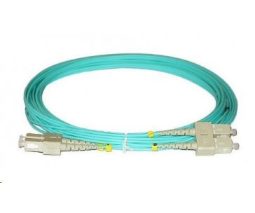 Duplexní patch kabel MM 50/125, OM3, SC-SC, LS0H, 2m