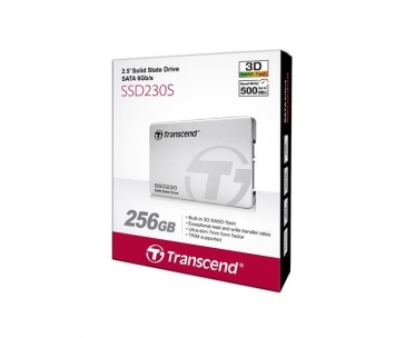 TRANSCEND SSD 230S 256GB, SATA III 6Gb/s, 3D TLC, Aluminum case
