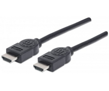 MANHATTAN kabel High Speed HDMI 4K, 3D, Male to Male, stíněný, černý, 5m
