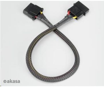 AKASA kabel  prodloužení 4pin MOLEX kabelu, 30cm