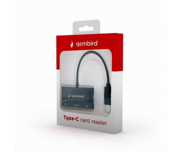 GEMBIRD Čtečka karet USB 3.1, Type-C, mini design