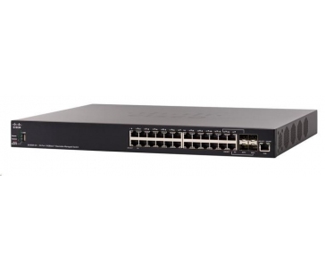 Cisco switch SX350X-24, 20x10GbE, 4x10GbE SFP+/RJ-45 REFRESH