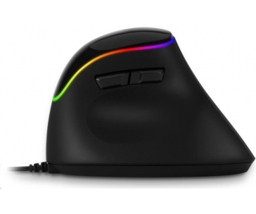 CONNECT IT GAME FOR HEALTH ergonomická vertikální myš, drátová, černá
