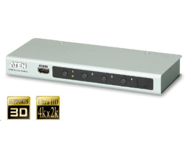 ATEN 4 port HDMI switch 4 PC - 1 HDMI VS-481B 4K video