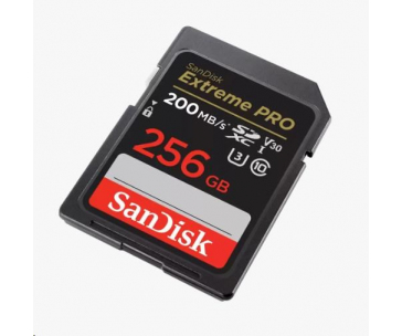SanDisk SDXC karta 256GB Extreme PRO (200 MB/s Class 10, UHS-I U3 V30)