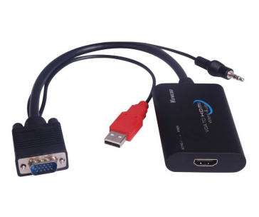 PREMIUMCORD Převodník elektronický VGA+audio na HDMI