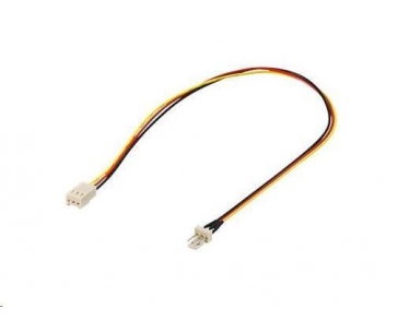 PREMIUMCORD Prodlužovací kabel k ventilátoru 3pin samec - 3pin samice , 30cm