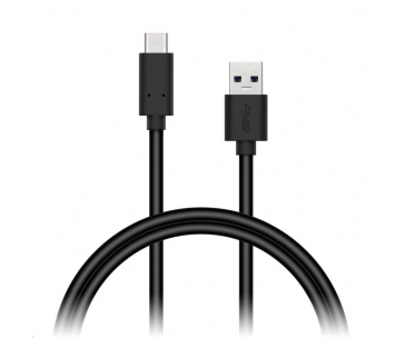 CONNECT IT Wirez USB-C (Type C) -> USB-A, USB 3.1 Gen 1, černý, 0,5 m