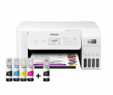 BAZAR - EPSON tiskárna ink EcoTank L3266, 3v1, A4, 1440x5760dpi, 33ppm, USB, Wi-Fi, bílá - poškozený obal