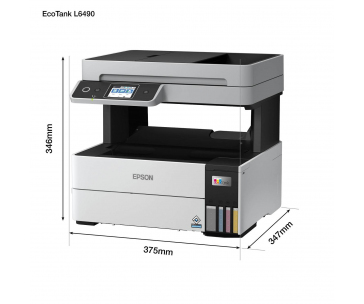 EPSON tiskárna ink EcoTank L6490, 4v1, A4, 1200x4800dpi, 37ppm, USB, Duplex