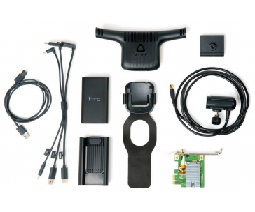 HTC bezdrátový adaptér pro HTC Vive Pro/Eye, Vive Cosmos, kompletní sada, černá