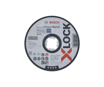 BOSCH ploché řezné kotouče Expert for Inox+Metal systému X-LOCK, 125×1×22,23