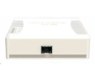 MikroTik RouterBOARD CSS106-1G-4P-1S (RB260GSP), TF470 CPU,nastavitelný switch, 5x LAN, 1xSFP slot, PoE OUT, vč. SwOS