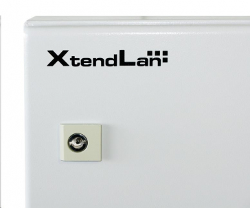 XtendLan 19" venkovní vodotěsný rozvaděč 17U 760x450, krytí IP55, nosnost 65kg, šedý