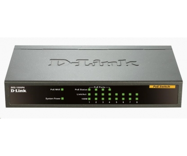 D-Link DES-1008PA 8-port 10/100 Desktop Switch with 4 PoE Ports