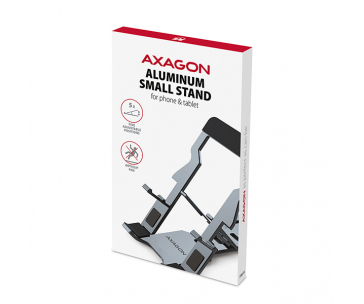 AXAGON STND-M, hliníkový stojan pro telefony a tablety 4" - 10.5", 5 nastavitelných úhlů