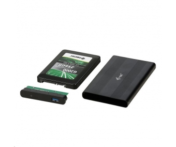 i-tec USB 3.0 MySafe AluBasic Advance rámeček na externí pevný disk 6.4 cm / 2.5" pro SATA I/II/III HDD SSD, hliníková k
