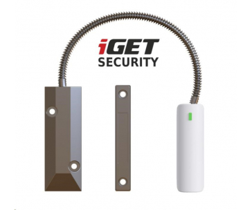 iGET SECURITY EP21 - Bezdrátový magnetický senzor pro železné dveře/okna/vrata pro alarm iGET SECURITY M5