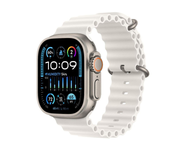 APPLE Watch Ultra 2 GPS + Cellular, 49mm Titanium Case with White Ocean Band