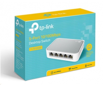 TP-Link switch TL-SF1005D (5x100Mb/s, fanless)