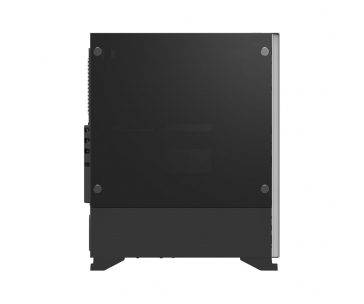 ZALMAN skříň S5 Black,  ATX bez zdroje , RGB