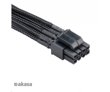 AKASA kabel FLEXA P8 prodloužení k 8pin ATX PSU, 40cm