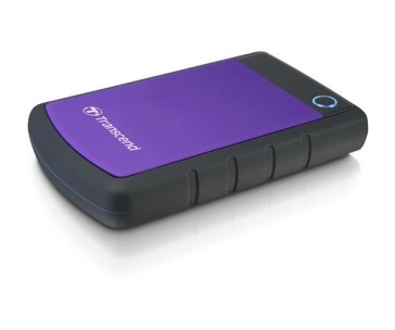TRANSCEND externí HDD 2,5" USB 3.1 StoreJet 25H3P, 2TB, Purple (nárazuvzdorný)
