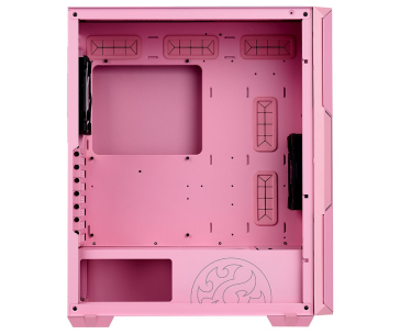 ADATA XPG case STARKER AIR Mid-Tower, bez zdroje, 1x 120mm + 1x 120mm ARGB, Ružová