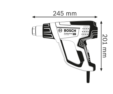 BOSCH GHG 23-66, horkovzdušná pistole, 2.300 W, 150 – 500 l/min
