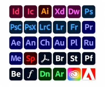Adobe Creative Cloud for teams All Apps MP ENG GOV NEW 1 User, 1 Month, Level 2, 10 - 49 Lic
