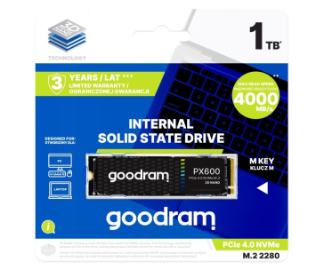 GOODRAM SSD PX600 2000GB M.2 2280, NVMe (R:5000/ W:3200MB/s)