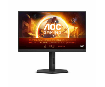 AOC MT IPS LCD WLED 23,8" 24G4X - IPS panel, 180Hz, 0,5ms, 1920x1080, 2xHDMI, DP, repro, pivot
