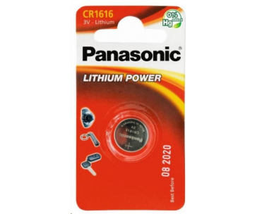 PANASONIC Lithiová baterie (knoflíková) CR-1616EL/1B  3V (Blistr 1ks)