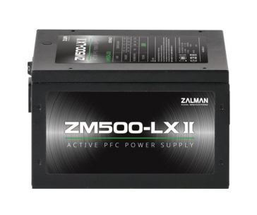 ZALMAN zdroj ZM500-LXII, 500W eff. 85%
