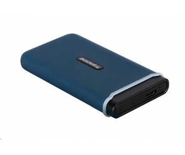 TRANSCEND externí SSD ESD370C 500GB, USB 3.1 Gen.2, modrá