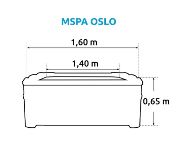 Marimex Bazén vířivý MSPA Oslo   - MO