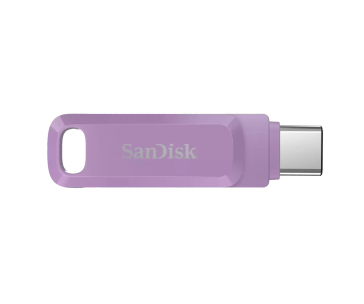 SanDisk Flash Disk 128GB Ultra Dual Drive Go, USB-C 3.2, Fialová