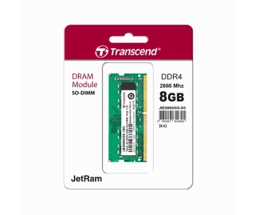 TRANSCEND SODIMM DDR4 8GB 2666MHz 1Rx16 1Gx16 CL19 1.2V