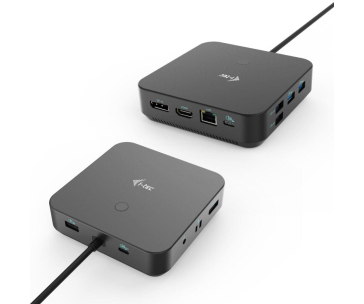 i-tec USB-C HDMI + Dual DP Docking Station + Power Delivery 100 W