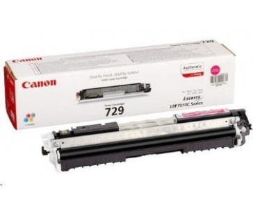 Canon TONER CRG-729M purpurový pro i-Sensys LBP7010C , LBP7010C, LBP7018C (1 000 str.)