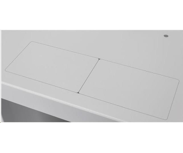 LEXI-Net 10" nástěnný rozvaděč Basic 9U 292x300, skleněné dveře, bez zad, svařovaný, šedý