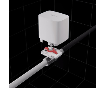 Ajax WaterStop [1] ASP white (52267) - Dálkově ovládaný uzavírací ventil vody (1“)